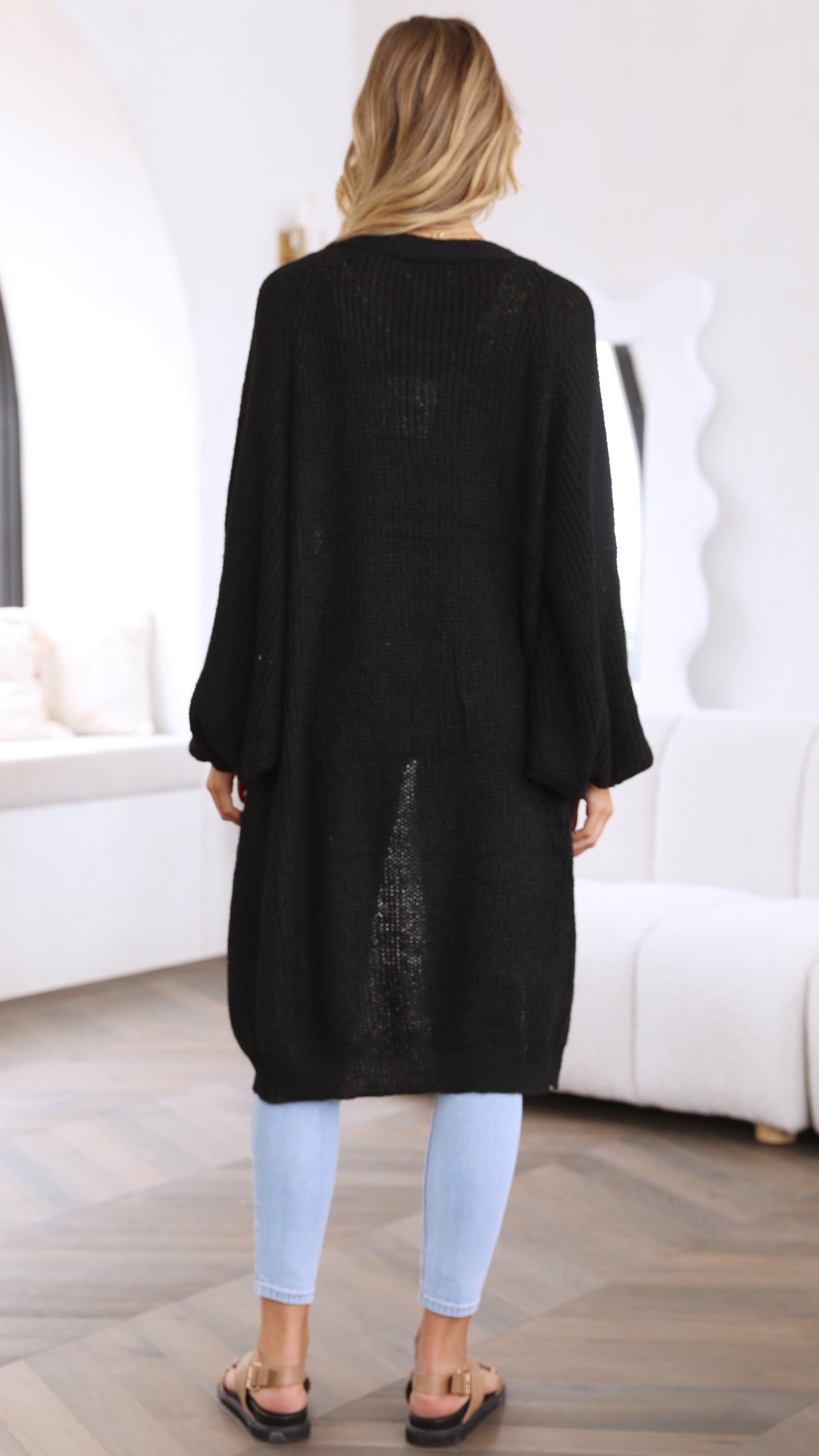 Danna Knit Cardigan - Black